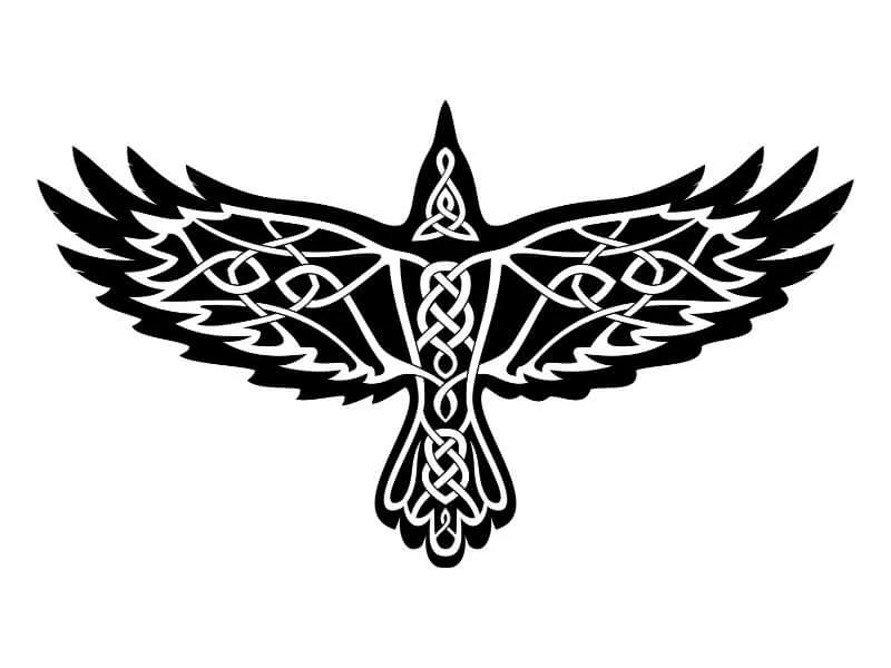 Viking Raven Tattoo  Viking art Viking symbols Celtic art