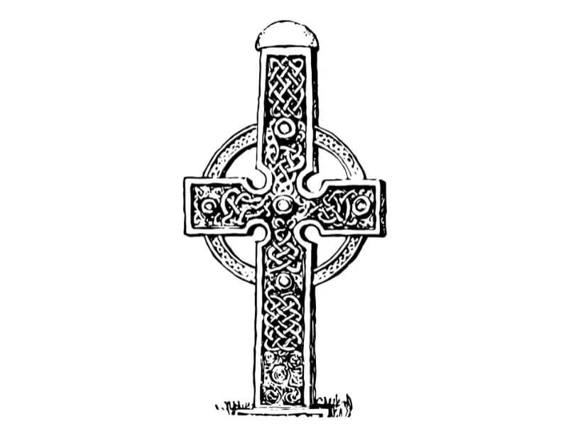 Temporary Tattoo Gothic Cross Celtic Crosses Fake Body Art Sticker  Waterproof | eBay